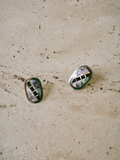 Mosaic Mother of Pearl & Onyx Earrings