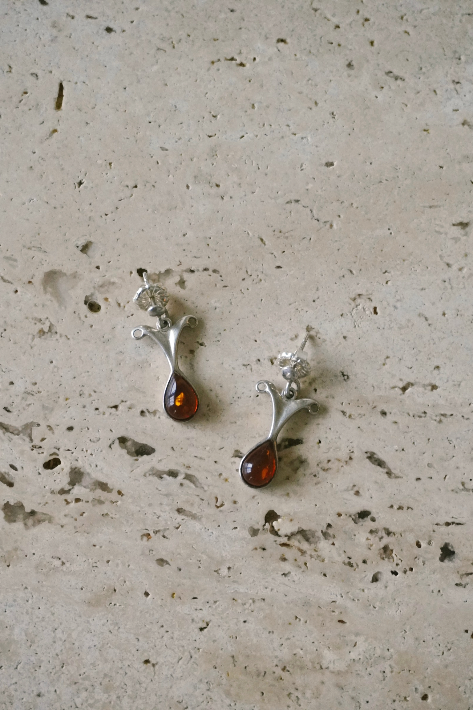 Baltic Amber Dangle Earrings