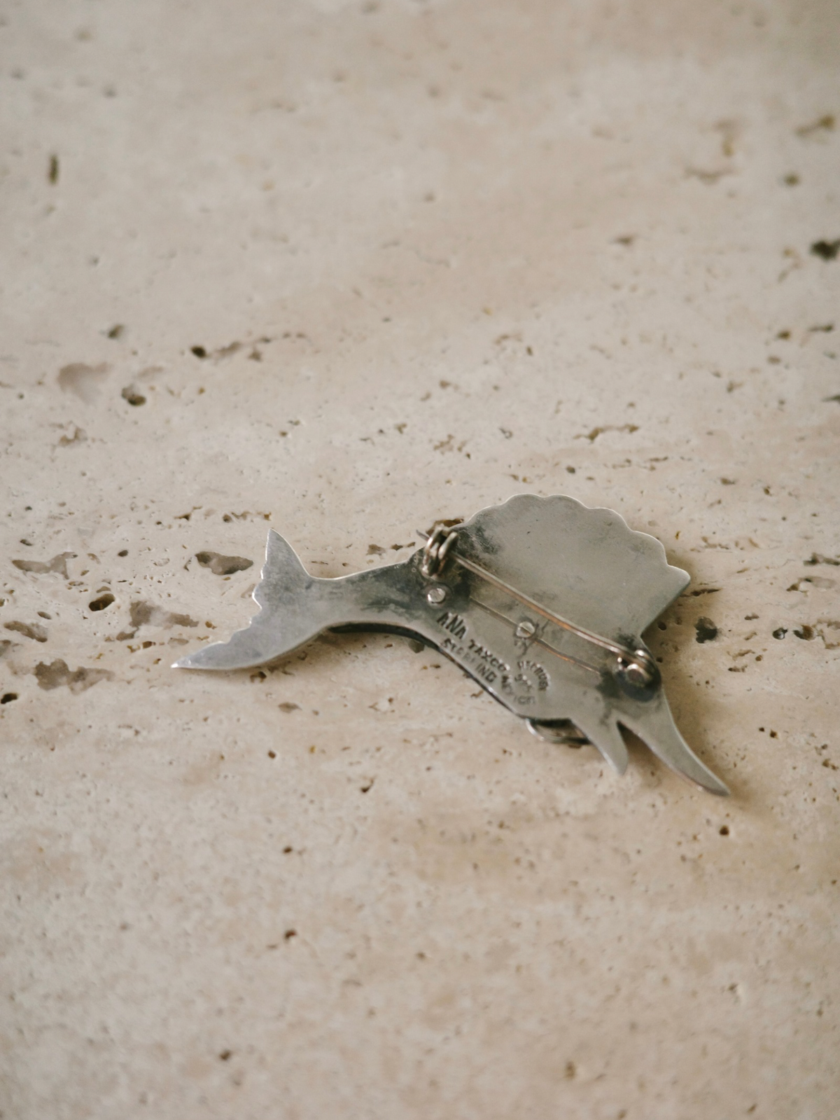 Leaping Marlin Brooch