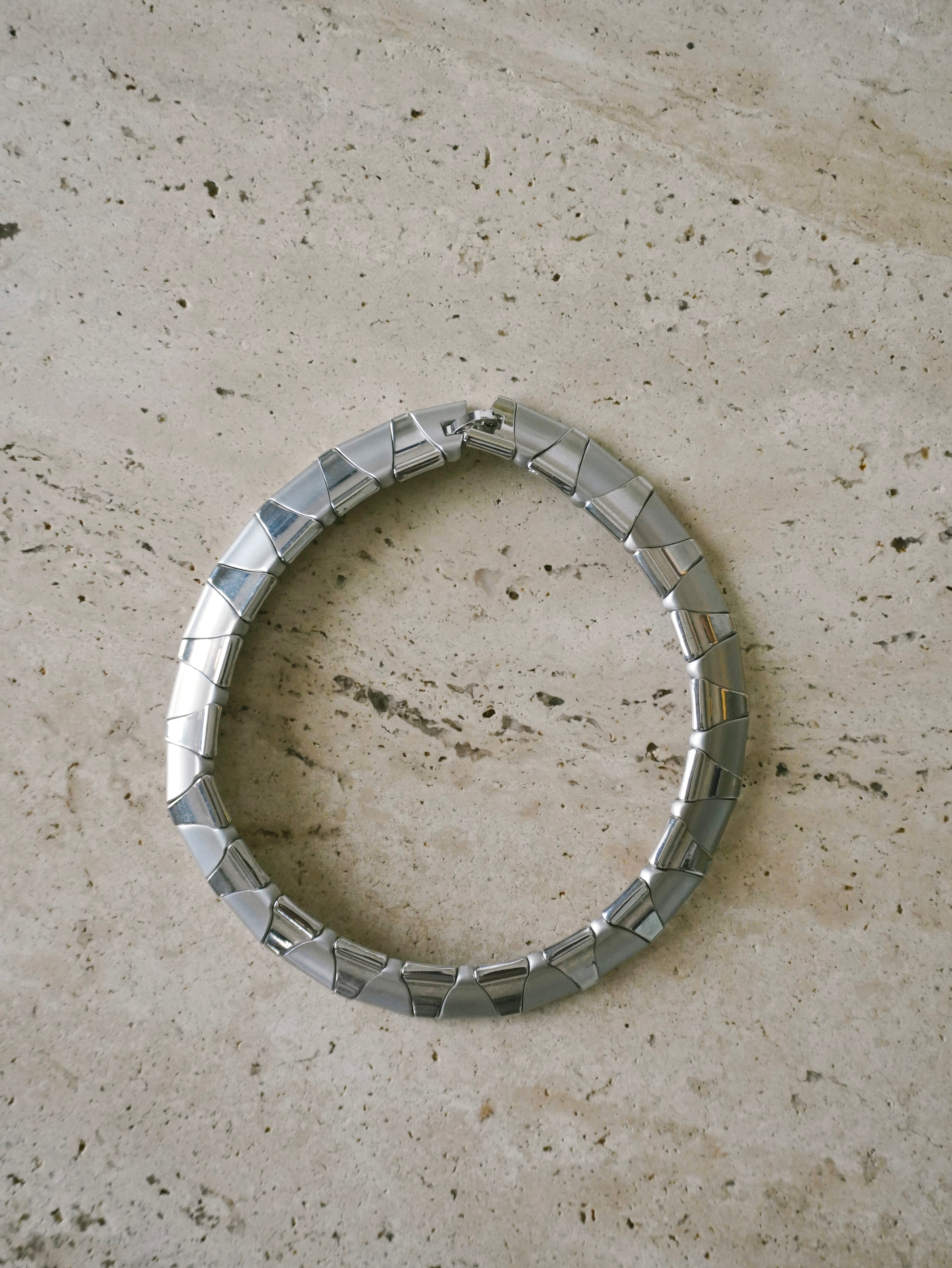 Panel Link Collar Necklace