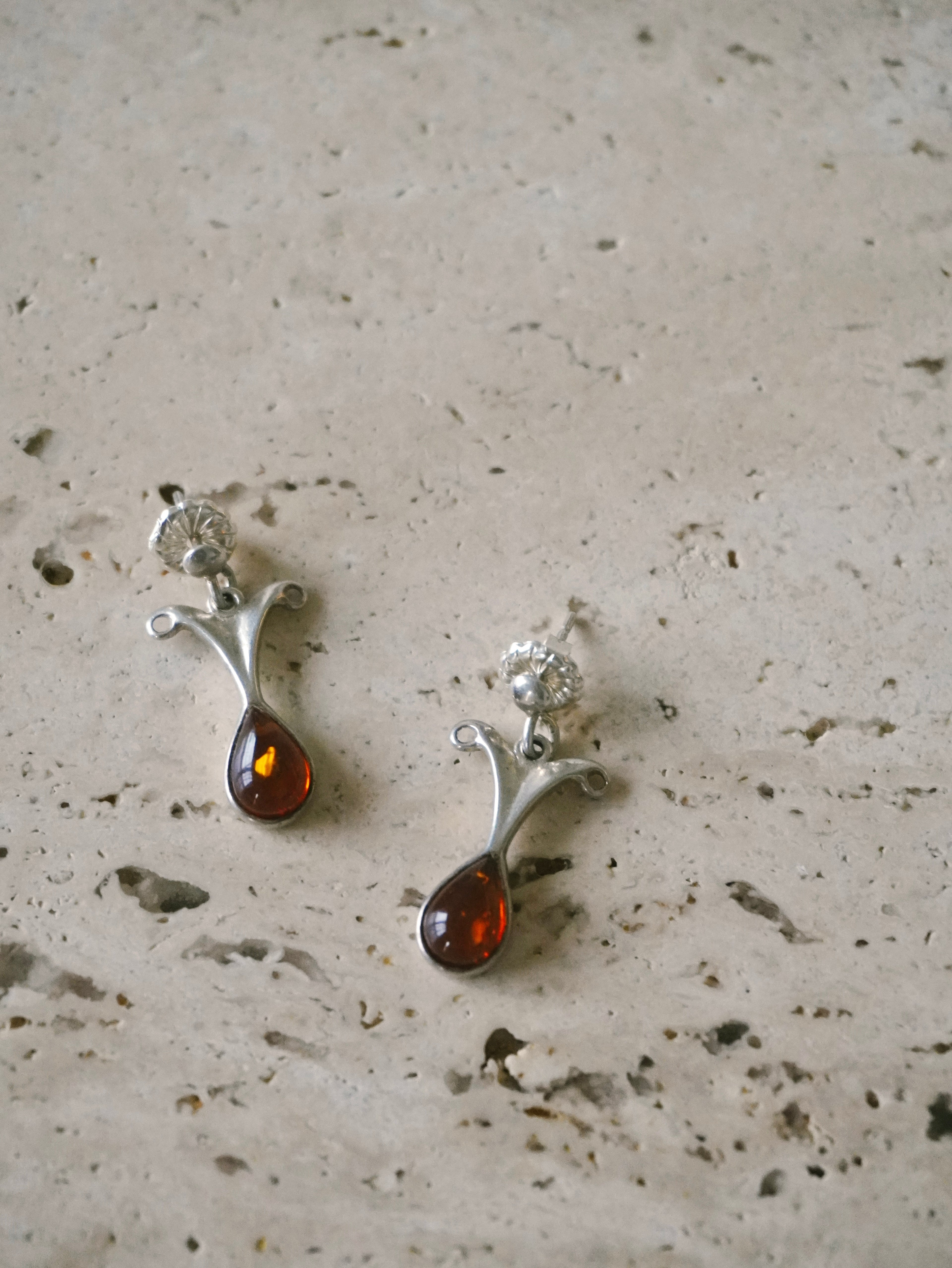 Baltic Amber Dangle Earrings