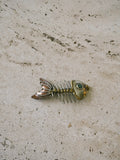 Brutalist Fish Skeleton Brooch