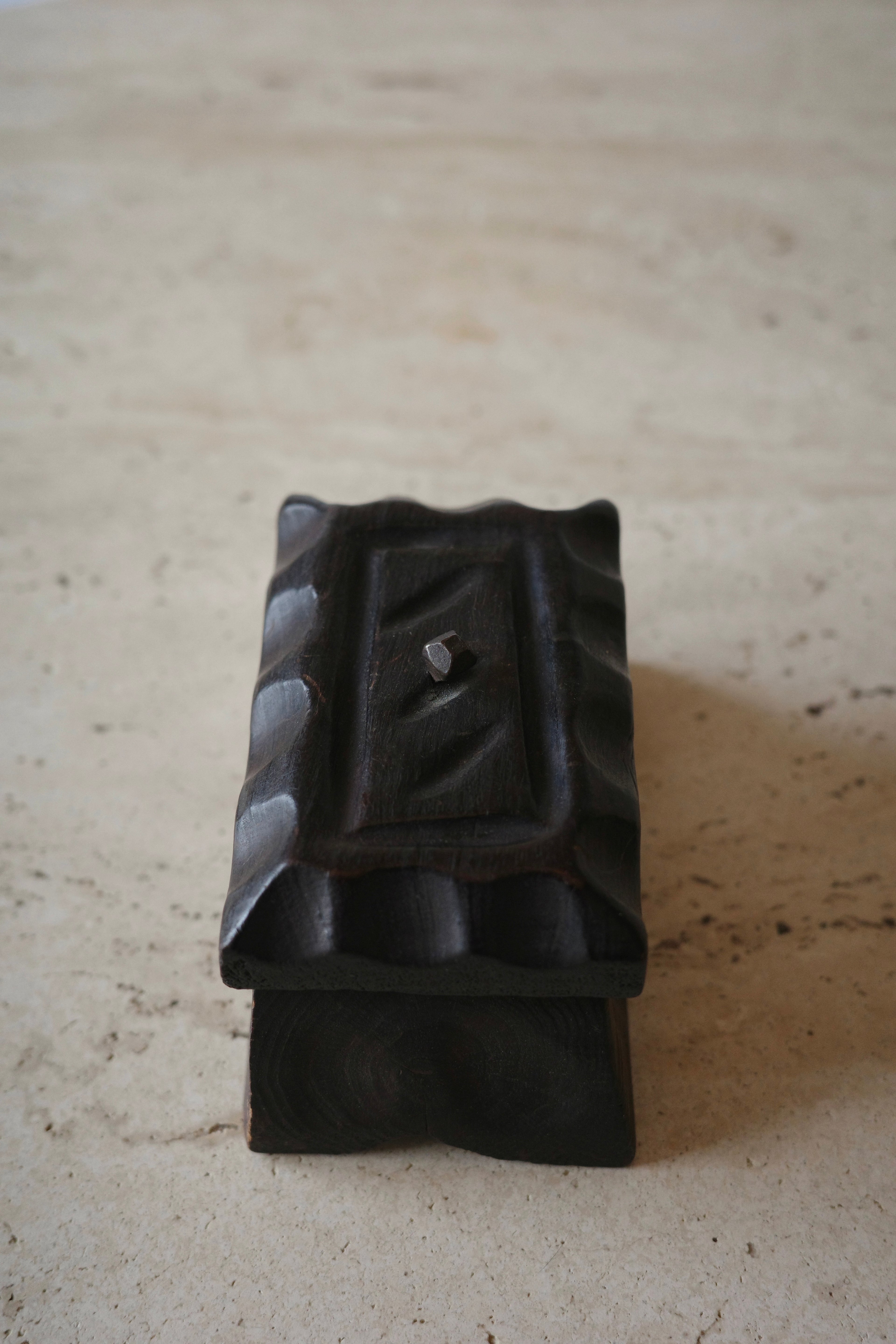 Carved Wooden Trinket Box