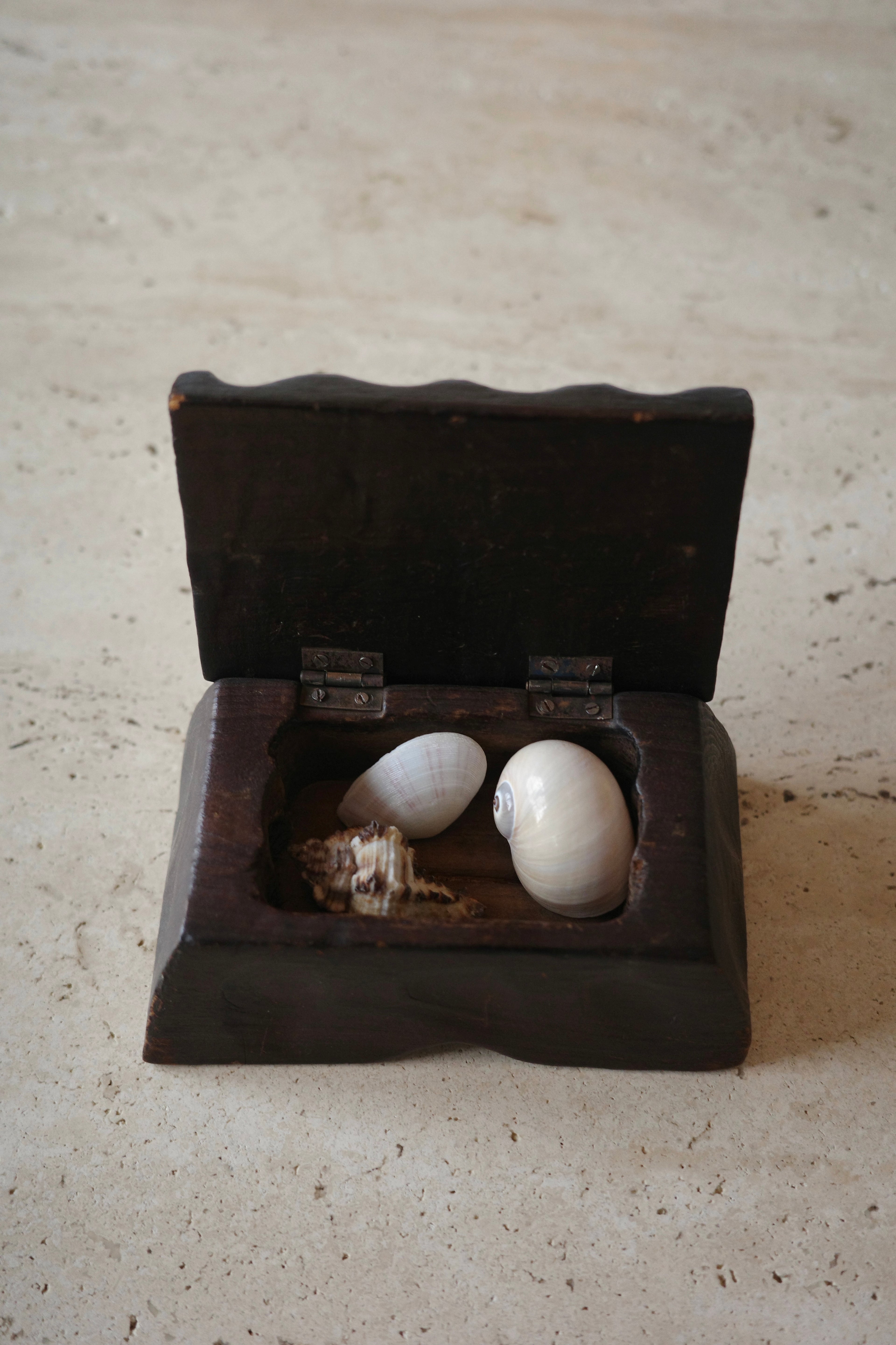 Carved Wooden Trinket Box