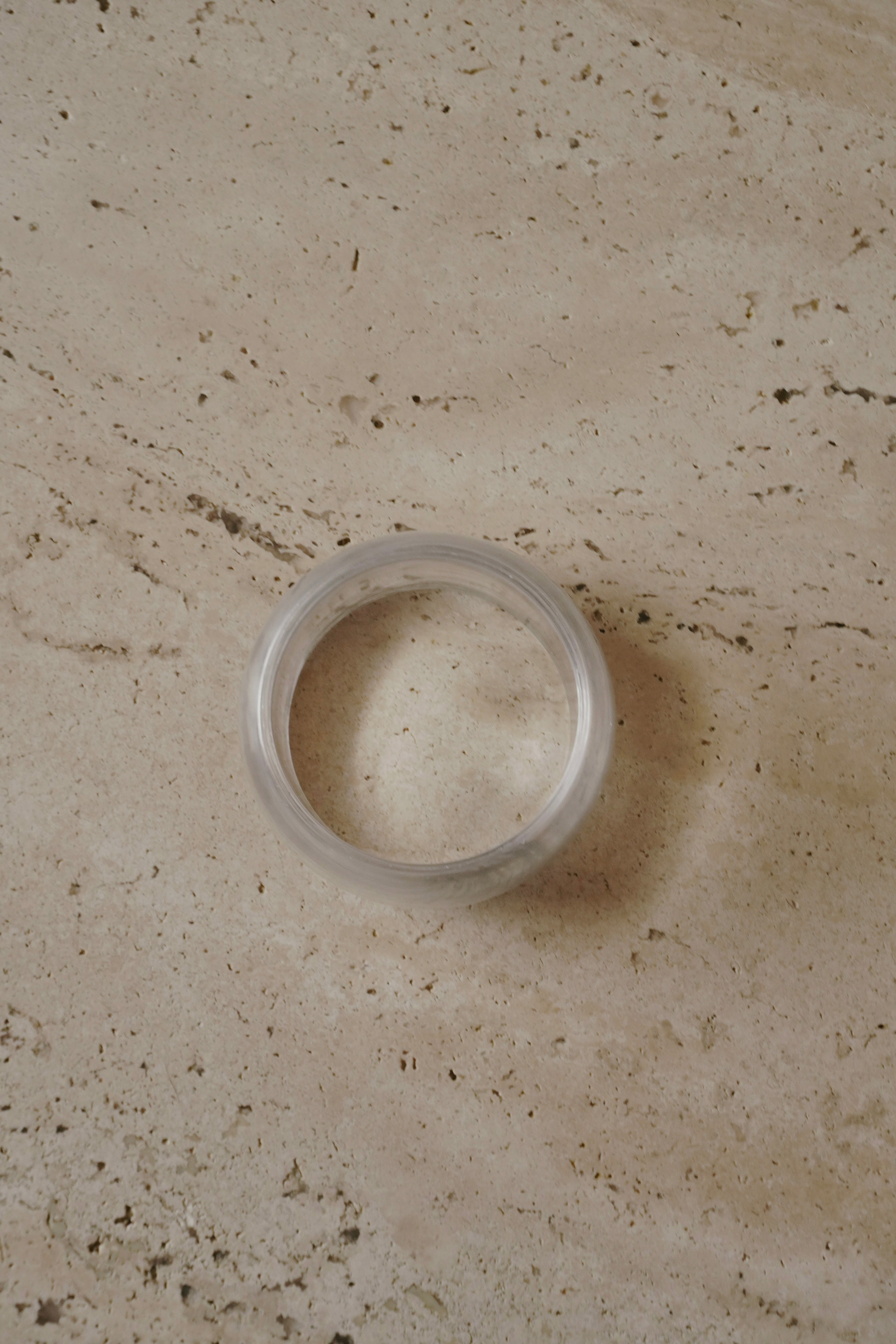 Clear Lucite Bangle