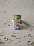 Modernist Mother of Pearl Ring