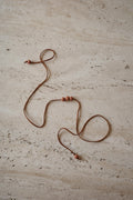 Suede and Clay Necklace