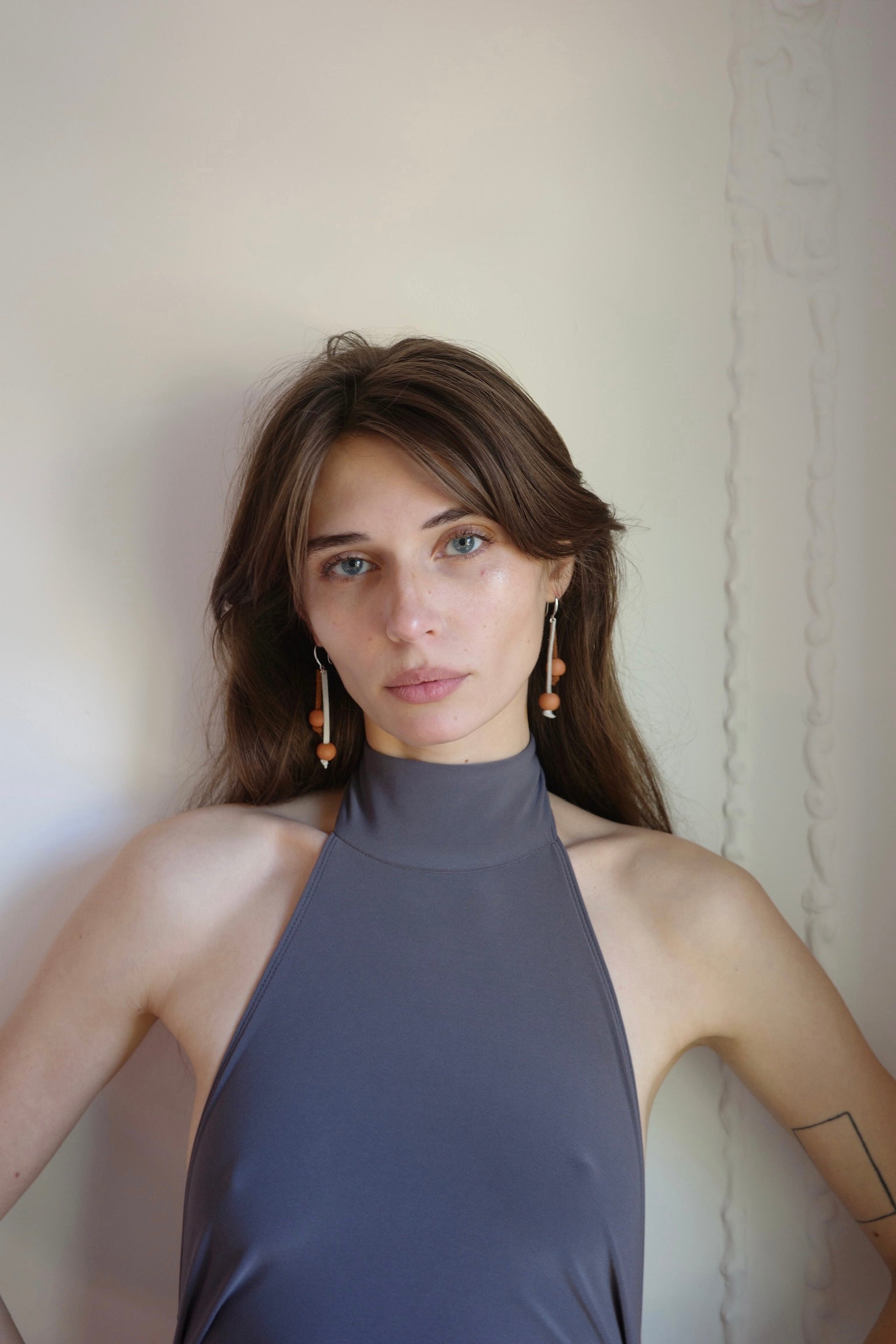 Terracotta Walk Earrings